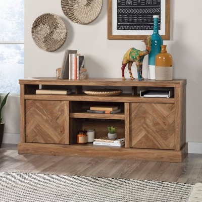 Sindoori Mango Herringbone Pattern 66'' TV Stand with Cabinet