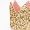 Meri Meri Mini Gold Glitter Crown Hair Clip (Pack of 1) - 2 of 4