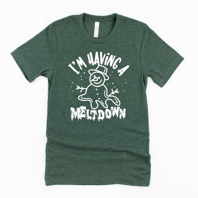 The Juniper Shop Having A Meltdown Snowman Youth Short Sleeve Tee