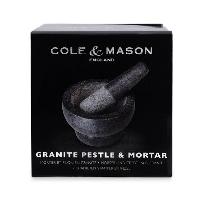 Gray Granite 6.25" Molcajete Mortar and Pestle Set