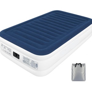 Itopfox Twin XL Air Mattress with Built-in Pump, 18" Raised Comfort, Upgraded Length, Dual-Layer Leakproof, Supports 500 lbs, 2 Min Inflation - 1 of 4