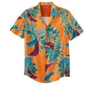 KingSize KS Island Printed Rayon Short-Sleeve Shirt - 1 of 4