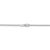 Black Bow Jewelry 1.55mm 14k White Gold Solid Rolo Pendant Chain - 4 of 4