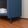 Modern 55" Kitchen Pantry Buffet Cabinet with Glass Doors,Drawers & Open Shelves –Multipurpose Coffee Bar Storage Cabinet for Kitchen & Living Room - 4 of 4