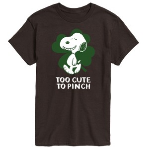 Men's - Peanuts - Too Cute To Pinch Short Sleeve Graphic T-Shirt - 1 of 4
