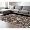 Ivory Blue And Brown Floral Area Rug - 2 of 4