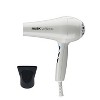 Rusk W8less 2000 Watt Ceramic & Tourmaline Dryer (White) Weightless Professional Blow Hair Dryer - 2 of 4