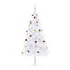 vidaXL Christmas Tree White PVC, Steel Medium Christmas Tree - 6 x 3 ft - 3 of 4