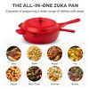 Granitestone Zuka Everyday Pan 8" Nonstick Multi-Functional Saute Pan with Lid and Nylon Spoon - 4 of 4