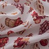 Kate Aurora Autumn Harvest Apple Pie & Cider Rod Pocket 3 Piece Cafe Kitchen Curtain Tier & Valance Set - 4 of 4