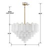 Crystorama Lighting Addis 16 - Light Chandelier in  Aged Brass - 2 of 4