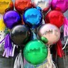 PartyWoo Foil Balloons Red Giant 4D 22 Inch 6 pcs - 2 of 4