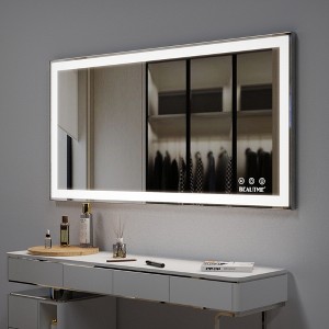 LED Bathroom Vanity Mirror, Mirror Wall Mounted djustable White/Warm/Natural Lights Anti-Fog Touch Switch with Memory Modern Smart - 1 of 4