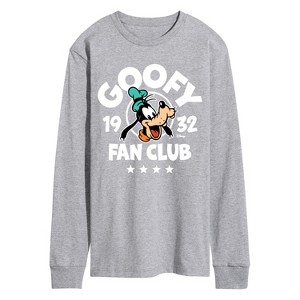 Men's - Disney - Goofy Fan Club Long Sleeve Graphic T-Shirt - 1 of 3