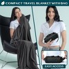 PAVILIA Travel Blanket Airplane Compact with Bag, Soft Packable Plane Throw Portable Camping Flight Essentials, Travelers Gifts Accessories - 2 of 4