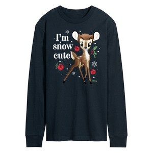 Men's - Disney - Christmas - I'm Snow Cute Long Sleeve Graphic T-Shirt - 1 of 4