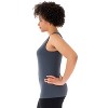 Rekucci Curvy Woman Travel in Style Scoop Neck Tank Top – Comfortable, Flattering & Wrinkle-Resistant - Black , 2X - 2 of 3