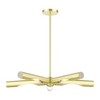 Livex Lighting Acra 5 - Light Chandelier in  Satin Brass - 3 of 4
