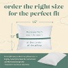 ComfyDown Toddler Goose Down Pillow  800 Fill Power  300TC Cotton Cover  Ages 18M to 6Y (12" X 16")  Made in USA - 2 of 4