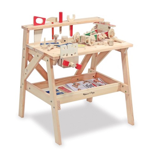 Melissa & Doug Solid Wood Project Workbench Play Building Set - image 1 of 4