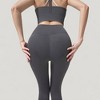 Anna-Kaci Active Women's High Waist Full Length Leggings with Wide Waistband and Side Pocket - 4 of 4