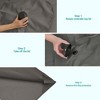 Sonkuki 10×6.5FT Rectangular Patio Umbrella with 200gsm Solution-Dyed Fabric - 4 of 4
