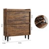 Shoe Cabinet with Drawers, Wooden Shoe Organizer with Adjustable Shelf, Shoe Storage for Entryway, Hidden Shoe Cabinet for Hallway, Living Room - 4 of 4