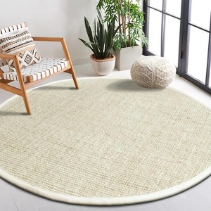 Delara Hand-Woven Wool and Jute Indoor Area Rug, Extra Soft, Farmhouse Design, Non-Slip, Ideal for High Traffic Areas - 1 of 4