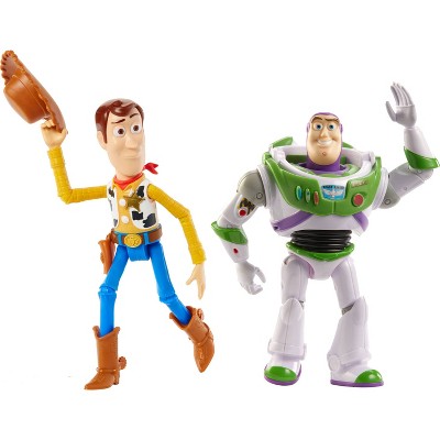 Детские фигурки Pixar Toy Story Buzz and Woody 7" Pizza Planet Adventure Figure Set - 2pk — фото 3