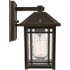 Cedar Point 1-Light Palladian Bronze Outdoor Wall Lantern - 4 of 4
