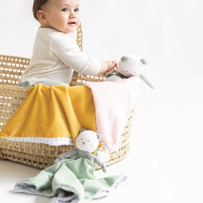 SARO Sensory Sweet & Fun Security Blanket: Soft Lovey for Newborns & Infants