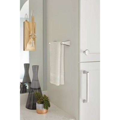 Polished Nickel Modern Wall Mounted Towel Bar