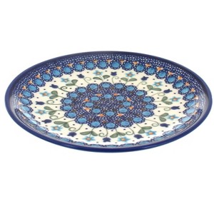 Blue Rose Polish Pottery Vena Dessert Plate - 1 of 2