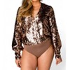 Women's Jenny Long Sleeve Sequin Bodysuit - BUDDYLOVE - 2 of 4