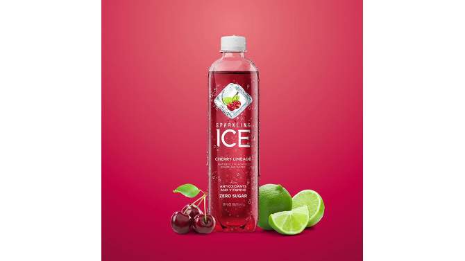 Sparkling Ice Cherry Limeade - 17 fl oz Bottle, 2 of 11, play video