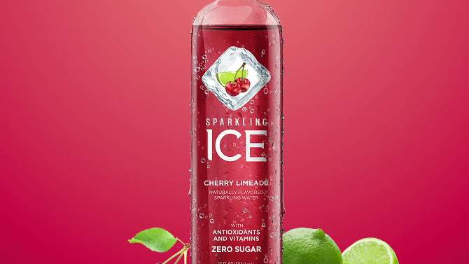 Sparkling Ice Cherry Limeade - 17 fl oz Bottle, 2 of 11, play video