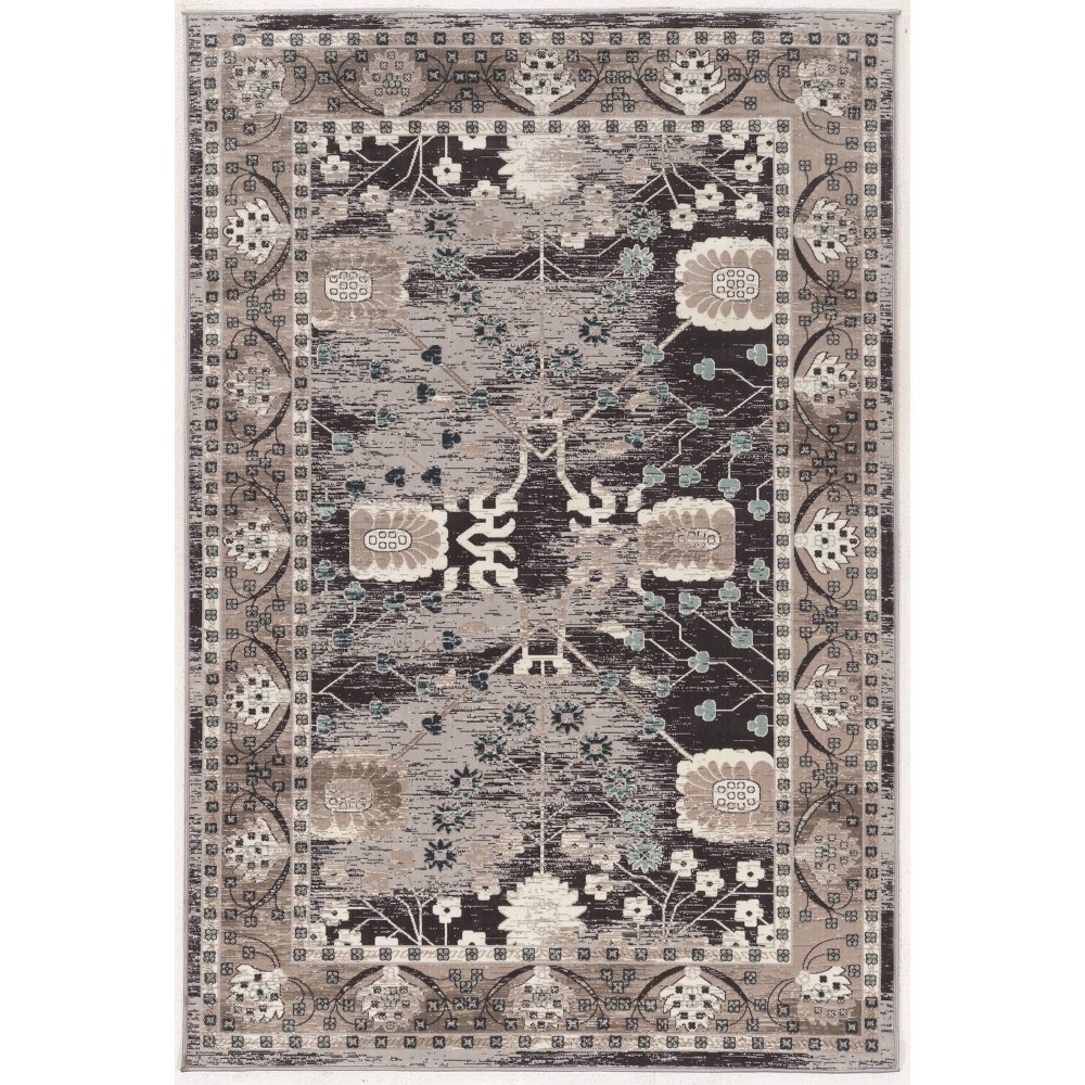 UPC 753793000022 product image for 2'x3' Vintage Collection Zeigler Rug Gray/Blue - Linon | upcitemdb.com