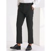 Lars Amadeus Men's Slim Fit Stretch Plaid Business Trousers Dress Pants - 2 of 4