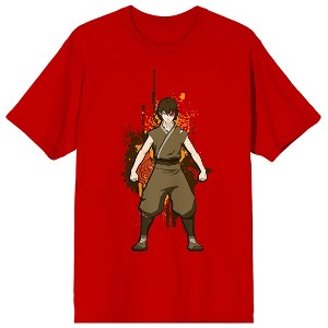 Avatar the Last Airbender Zuko Character Red Graphic Tee - 1 of 3