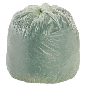 Stout by Envision EcoSafe-6400 Bags, 30 gal, 1.1 mil, 30" x 39", Green, 48/Box - 1 of 4