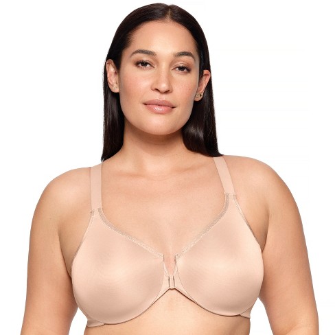 Glamorise Womens WonderWire Front-Closure Posture Back Underwire Bra 9265 Café - image 1 of 4