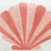 Saro Lifestyle Ocean Breeze Embroidered Seashell Table Runner, 16"x72", Orange - 3 of 4