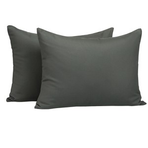 2 Pack Brushed Microfiber Zippered Toddler Pillowcases, Super Soft and Cozy Travel Pillow Cases - NTBAY - 1 of 4