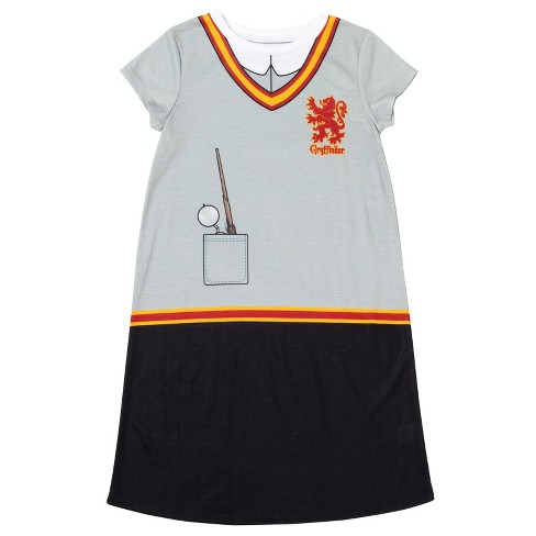 Harry Potter Hogwarts Gryffindor Uniform Little Girls Nightgown