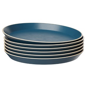 Kook Dinner Plates, Dishwasher & Microwave Safe, Set of 6 - 1 of 3