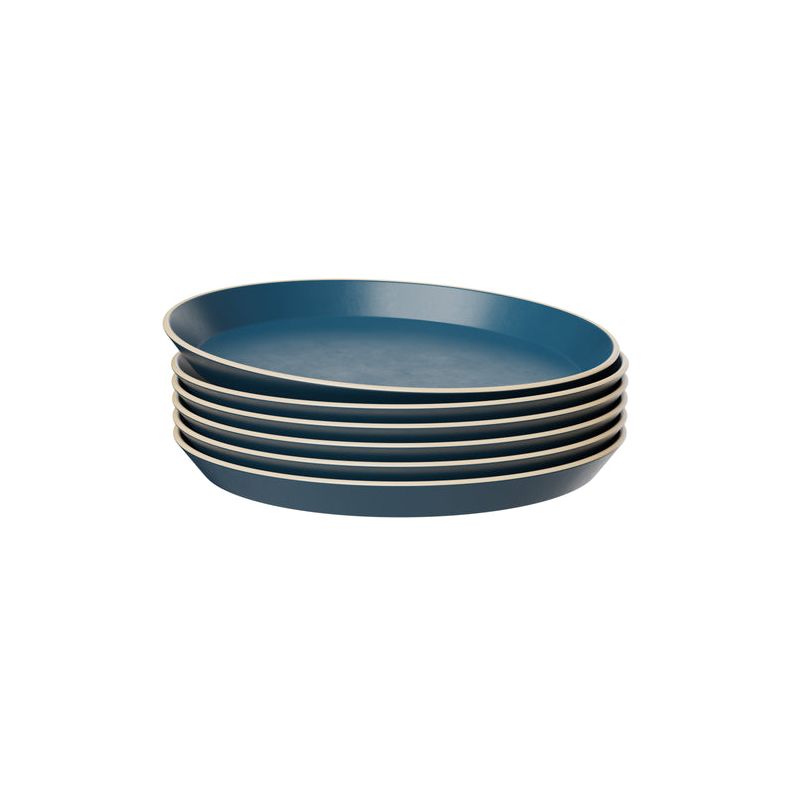 Kook Dinner Plates, Dishwasher & Microwave Safe, Set of 6, 1 of 4