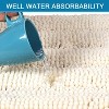 Attop Bathroom Rugs, Bath Mat Set of 2 Extra Thick Chenille Striped Pattern Shaggy Bath Rugs for Bath Room - 4 of 4