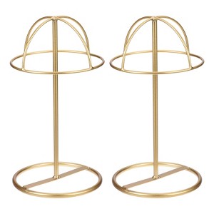 Unique Bargains Metal Tabletop Freestanding Modern Hat Display Stand 2 Pcs - 1 of 3