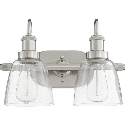 Quorum Lighting 2 - Light Vanity in  Satin Nickel