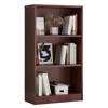 FURNIinspire Decorative Bookshelf 3 Shelf Adjustable Bookshelf, Floor Standing Storage Shelves For Home Office, Mahogany Brown, 11.6"*24.4"*44.1" - 2 of 4